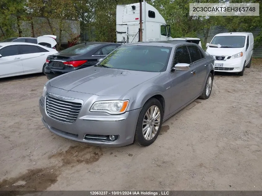 2014 Chrysler 300C VIN: 2C3CCAKT3EH365748 Lot: 12063237