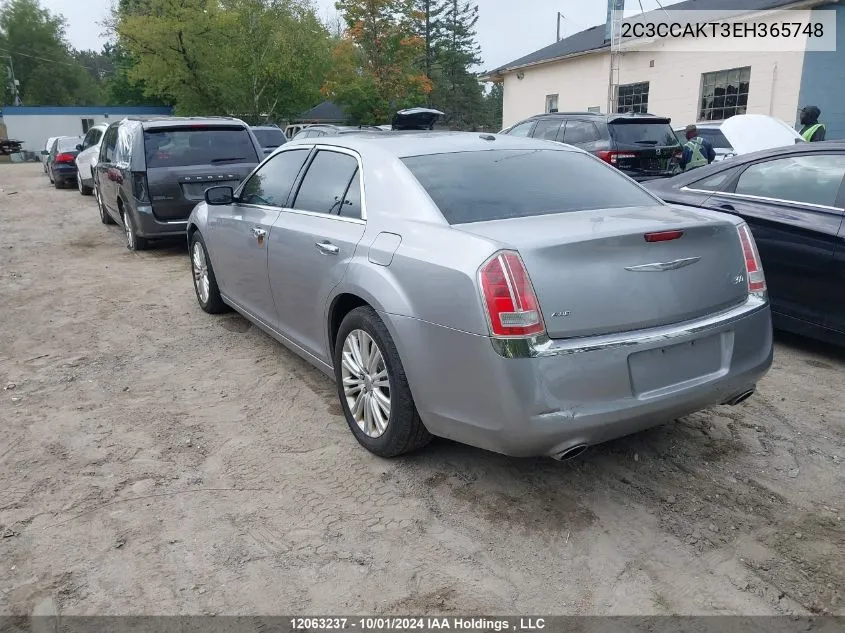 2014 Chrysler 300C VIN: 2C3CCAKT3EH365748 Lot: 12063237