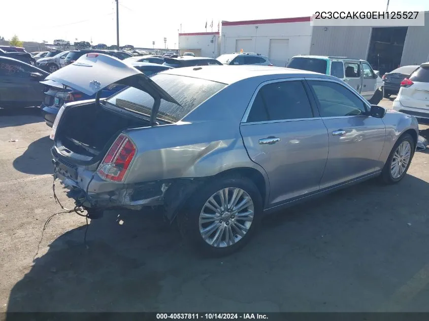 2014 Chrysler 300C Awd VIN: 2C3CCAKG0EH125527 Lot: 40537811