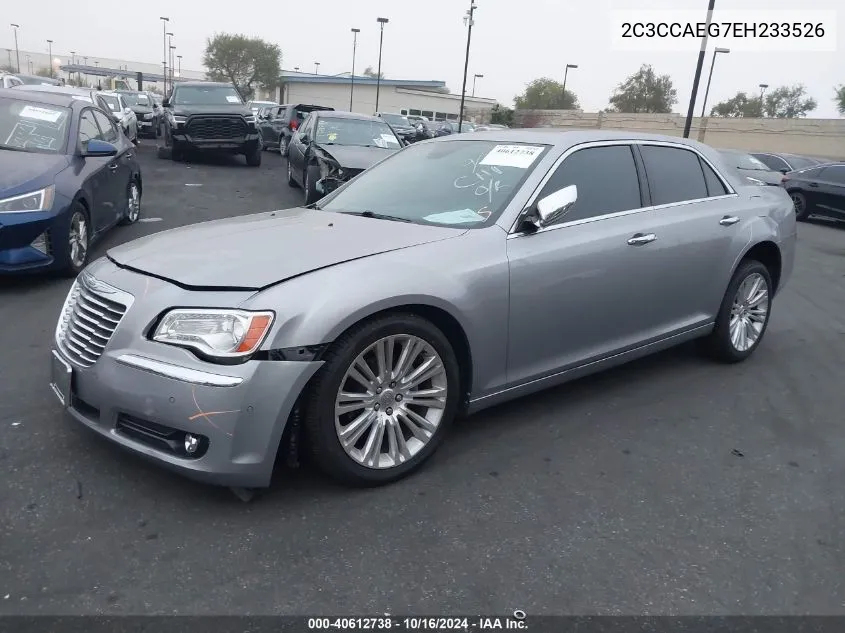 2014 Chrysler 300C VIN: 2C3CCAEG7EH233526 Lot: 40612738