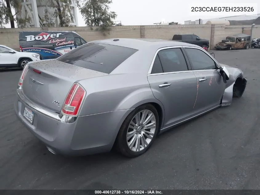 2014 Chrysler 300C VIN: 2C3CCAEG7EH233526 Lot: 40612738