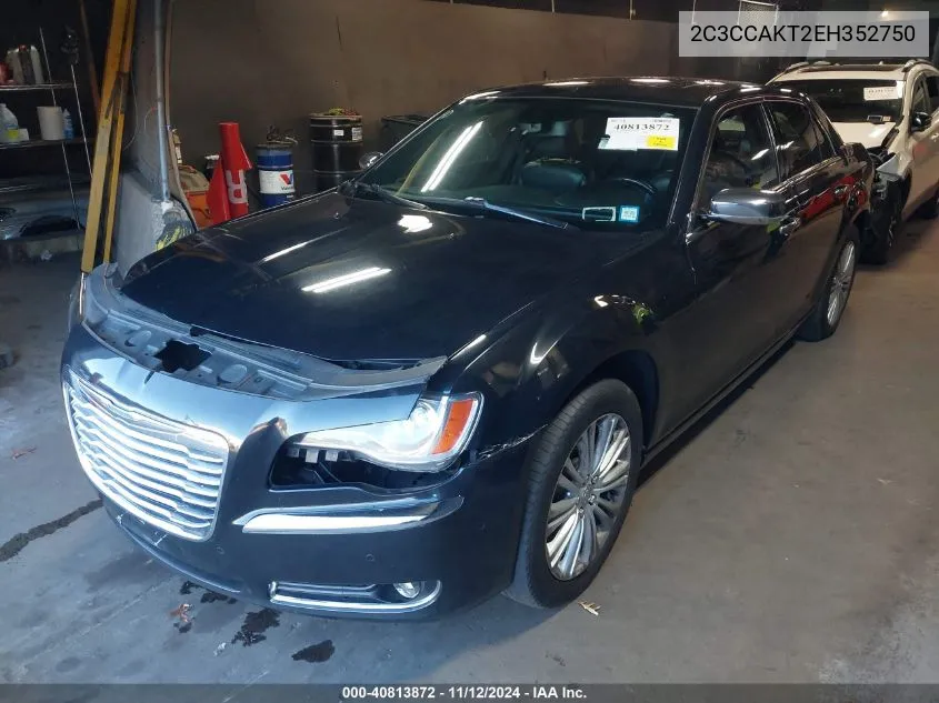 2014 Chrysler 300C Awd VIN: 2C3CCAKT2EH352750 Lot: 40813872