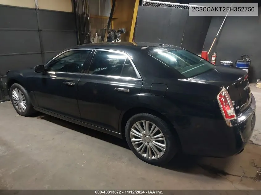 2014 Chrysler 300C Awd VIN: 2C3CCAKT2EH352750 Lot: 40813872