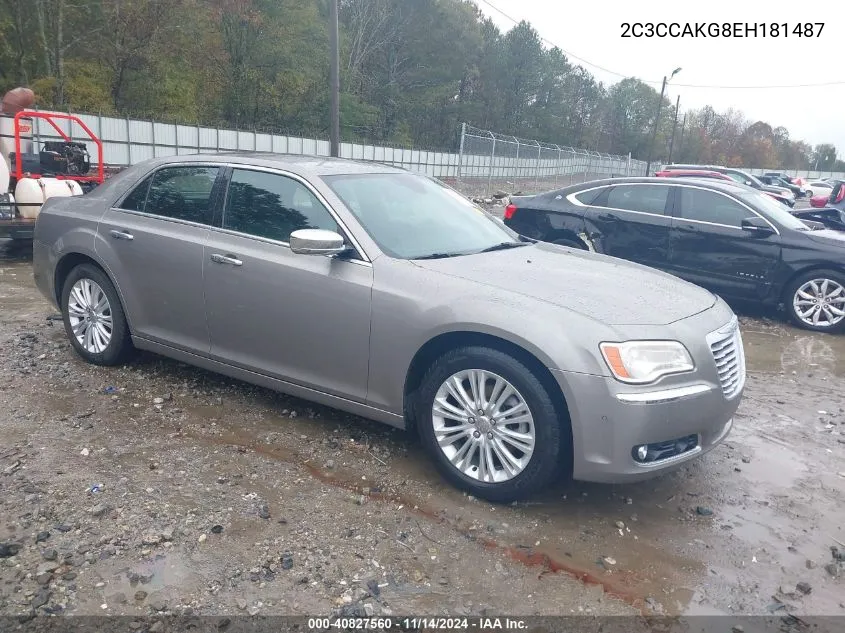 2014 Chrysler 300C Awd VIN: 2C3CCAKG8EH181487 Lot: 40827560