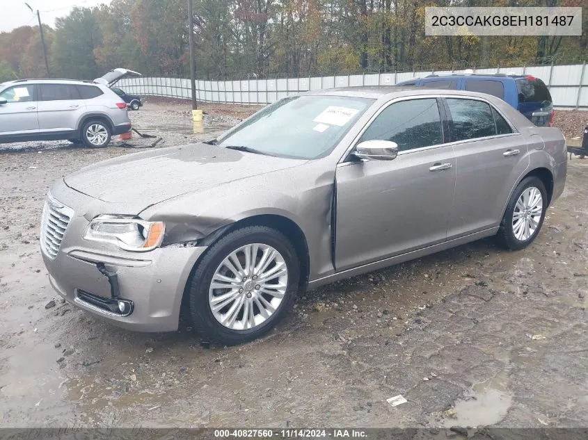 2014 Chrysler 300C Awd VIN: 2C3CCAKG8EH181487 Lot: 40827560