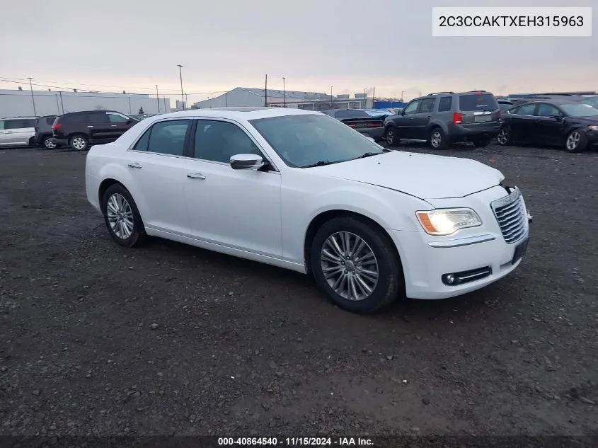 2014 Chrysler 300C VIN: 2C3CCAKTXEH315963 Lot: 40864540