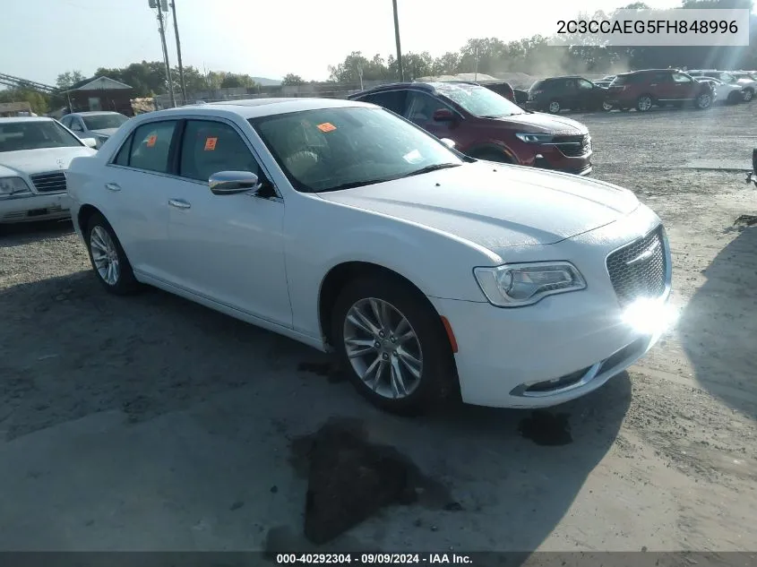 2015 Chrysler 300C VIN: 2C3CCAEG5FH848996 Lot: 40292304