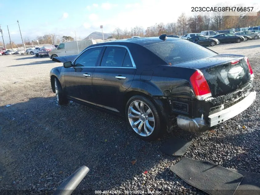 2015 Chrysler 300C VIN: 2C3CCAEG8FH766857 Lot: 40742478