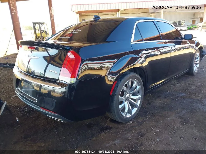 2015 Chrysler 300C Platinum VIN: 2C3CCAPT0FH875906 Lot: 40755134