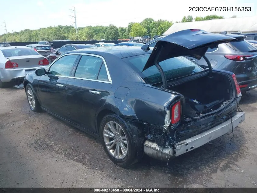 2C3CCAEG7GH156353 2016 Chrysler 300C