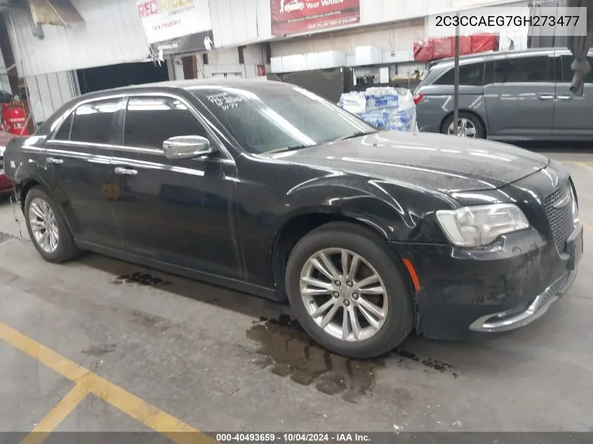 2016 Chrysler 300C VIN: 2C3CCAEG7GH273477 Lot: 40493659