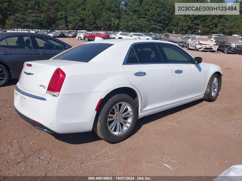 2016 Chrysler 300C VIN: 2C3CCAEG0GH123484 Lot: 40519803