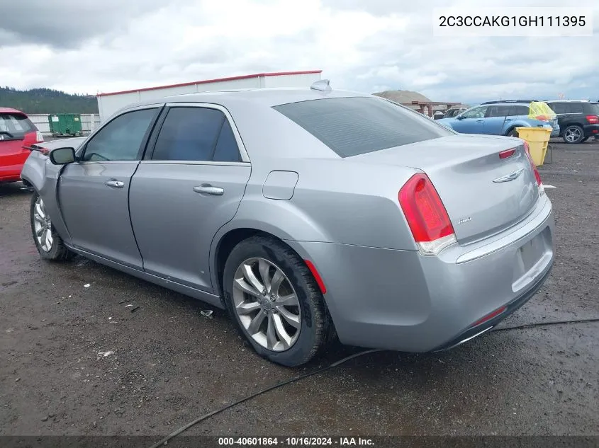 2016 Chrysler 300C Awd VIN: 2C3CCAKG1GH111395 Lot: 40601864