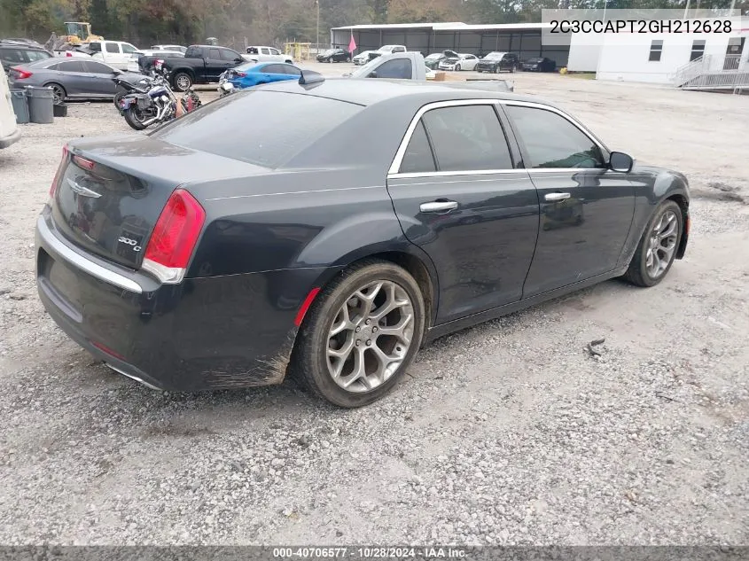 2016 Chrysler 300C Platinum VIN: 2C3CCAPT2GH212628 Lot: 40706577