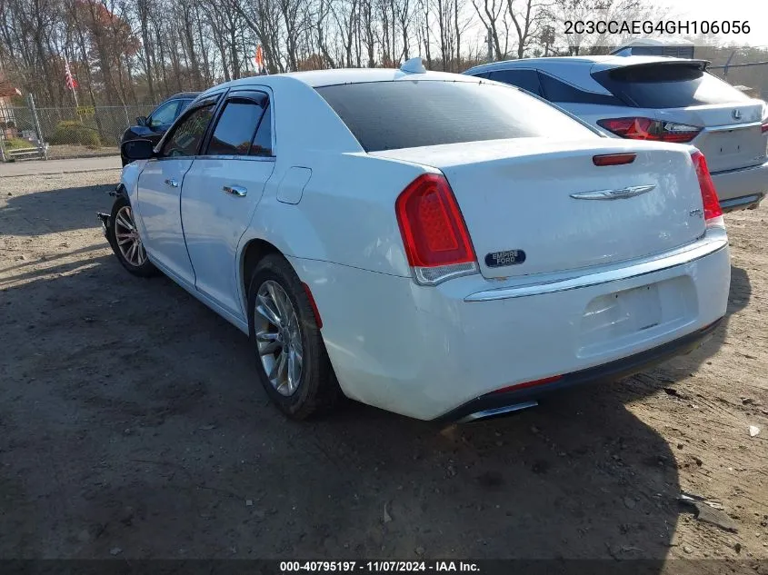 2016 Chrysler 300C VIN: 2C3CCAEG4GH106056 Lot: 40795197