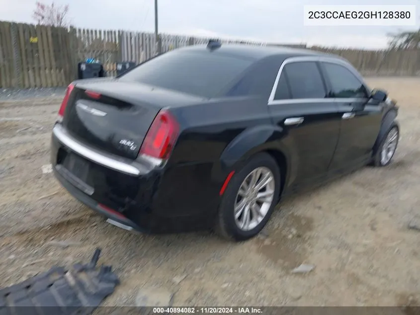 2016 Chrysler 300C VIN: 2C3CCAEG2GH128380 Lot: 40894082