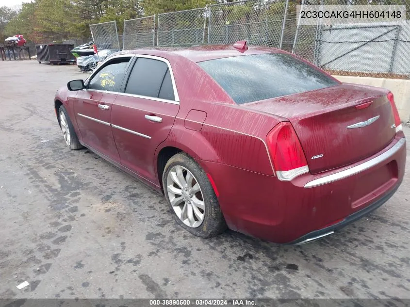 2C3CCAKG4HH604148 2017 Chrysler 300C 300C Awd