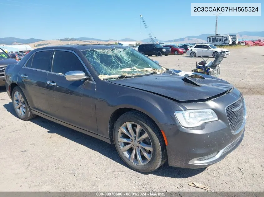 2C3CCAKG7HH565524 2017 Chrysler 300C Awd