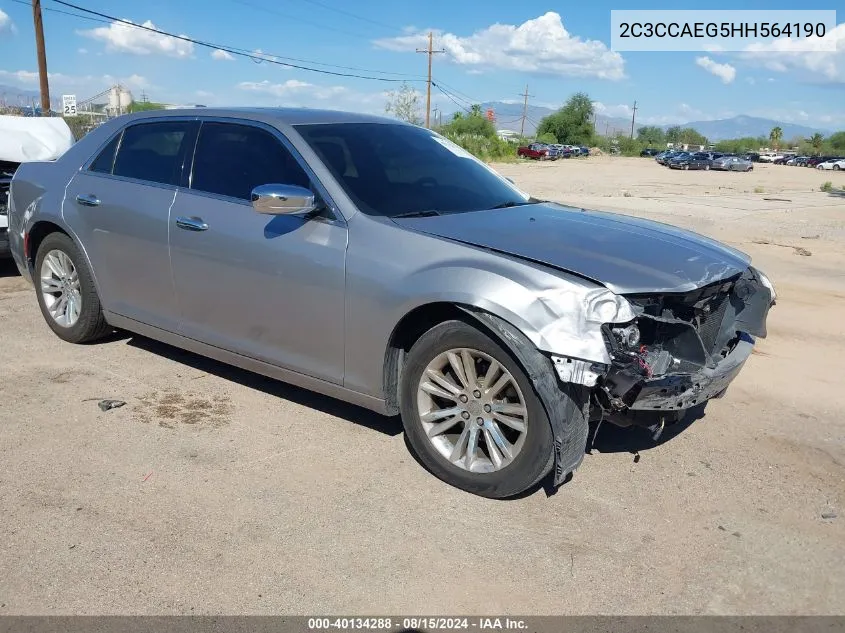 2017 Chrysler 300C VIN: 2C3CCAEG5HH564190 Lot: 40134288