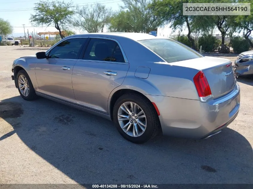 2017 Chrysler 300C VIN: 2C3CCAEG5HH564190 Lot: 40134288