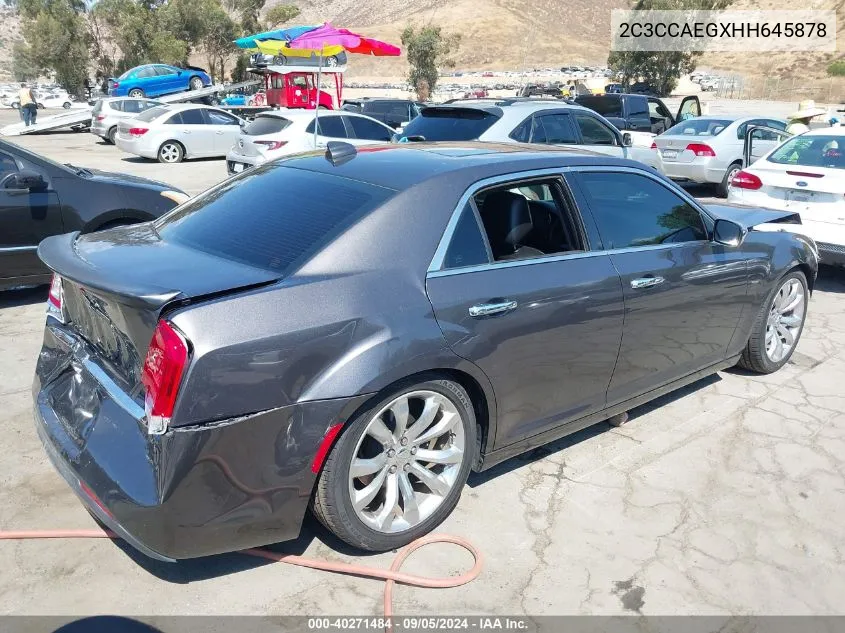 2C3CCAEGXHH645878 2017 Chrysler 300C