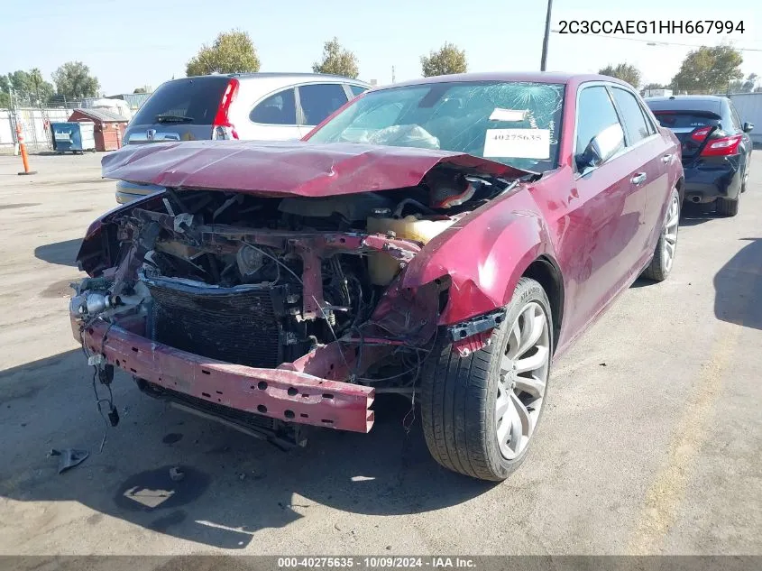 2C3CCAEG1HH667994 2017 Chrysler 300C