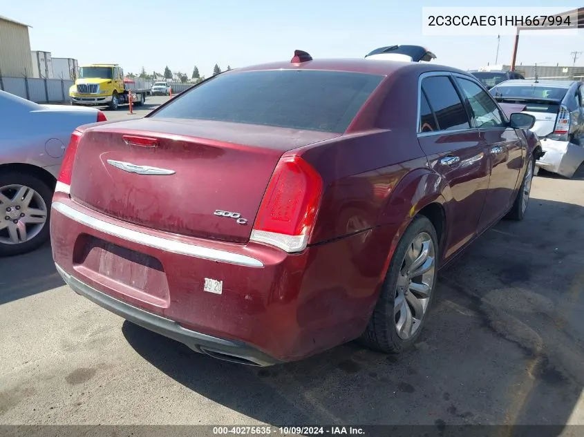 2C3CCAEG1HH667994 2017 Chrysler 300C