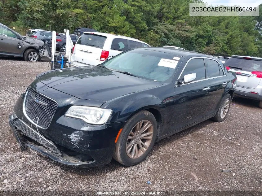 2017 Chrysler 300C VIN: 2C3CCAEG2HH566494 Lot: 40297833