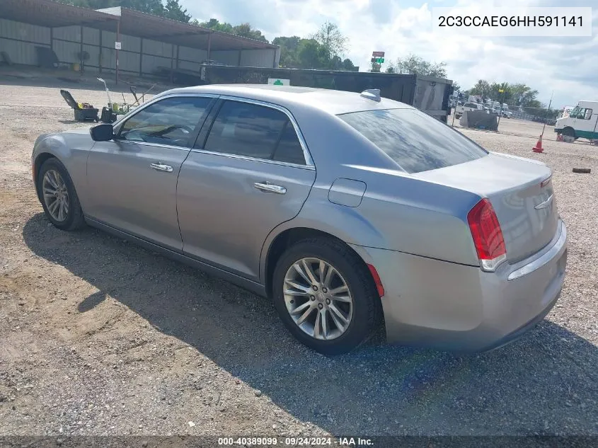 2017 Chrysler 300C VIN: 2C3CCAEG6HH591141 Lot: 40389099