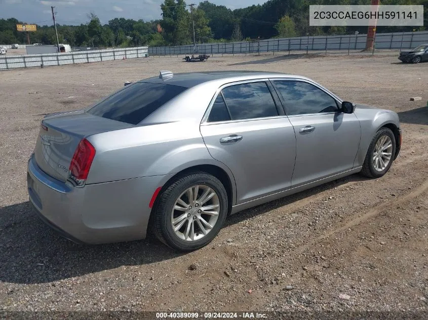 2017 Chrysler 300C VIN: 2C3CCAEG6HH591141 Lot: 40389099