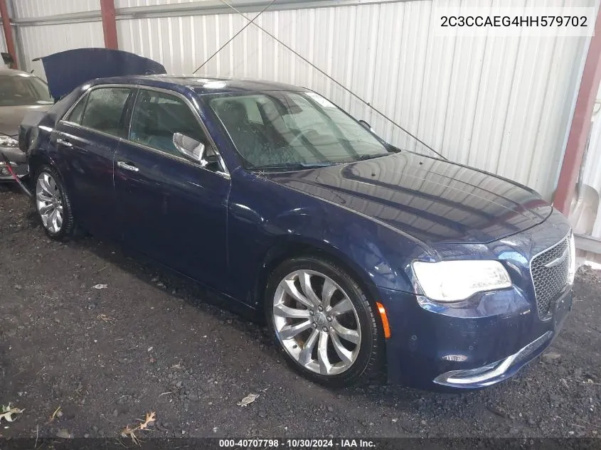 2017 Chrysler 300C VIN: 2C3CCAEG4HH579702 Lot: 40707798