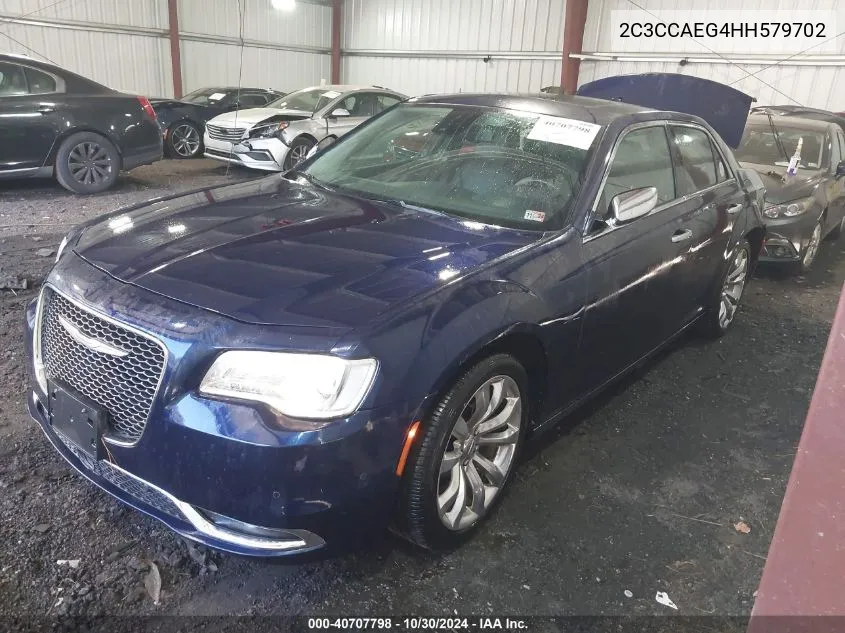 2017 Chrysler 300C VIN: 2C3CCAEG4HH579702 Lot: 40707798