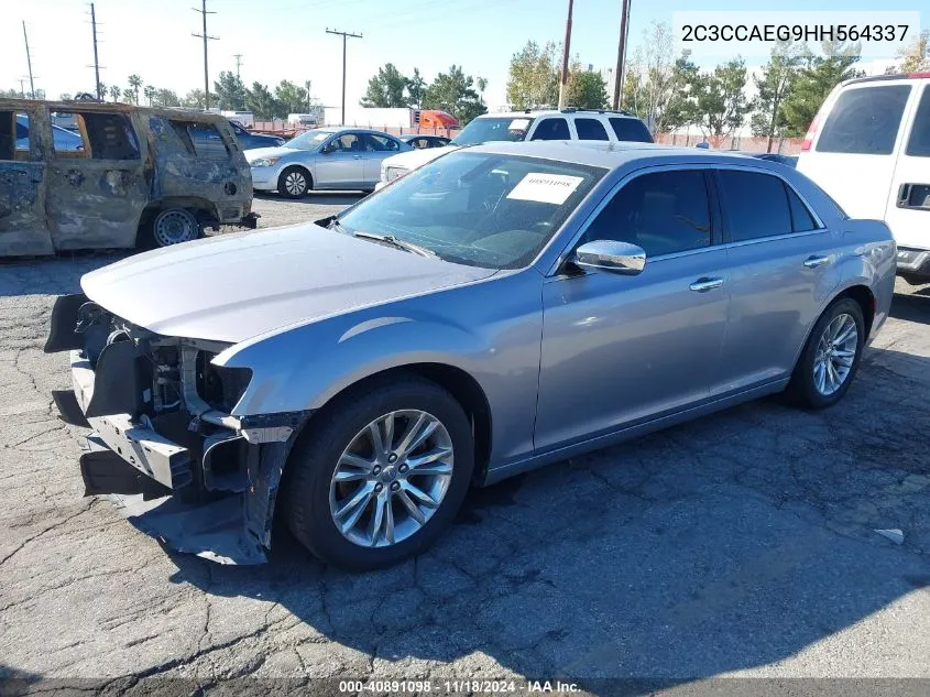 2C3CCAEG9HH564337 2017 Chrysler 300C