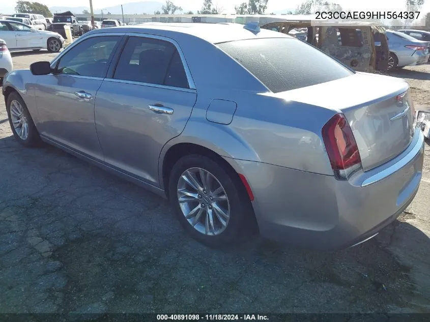 2C3CCAEG9HH564337 2017 Chrysler 300C