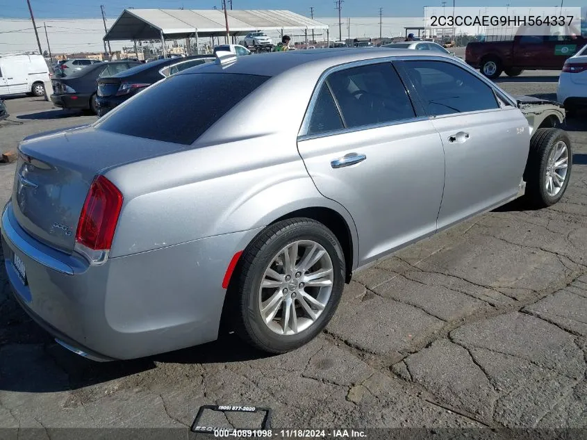 2C3CCAEG9HH564337 2017 Chrysler 300C