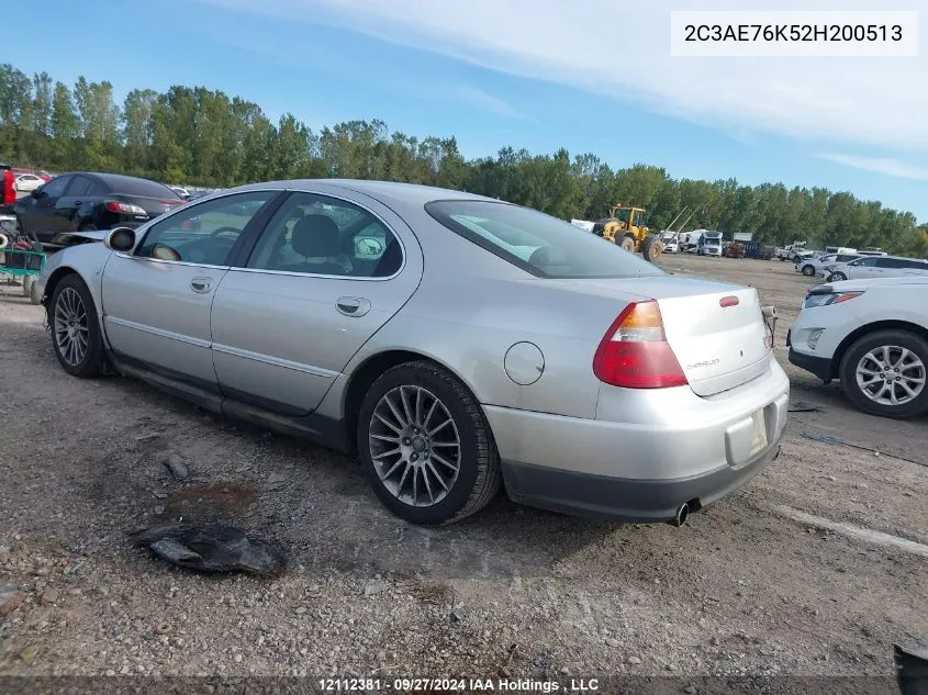 2002 Chrysler 300M VIN: 2C3AE76K52H200513 Lot: 12112381