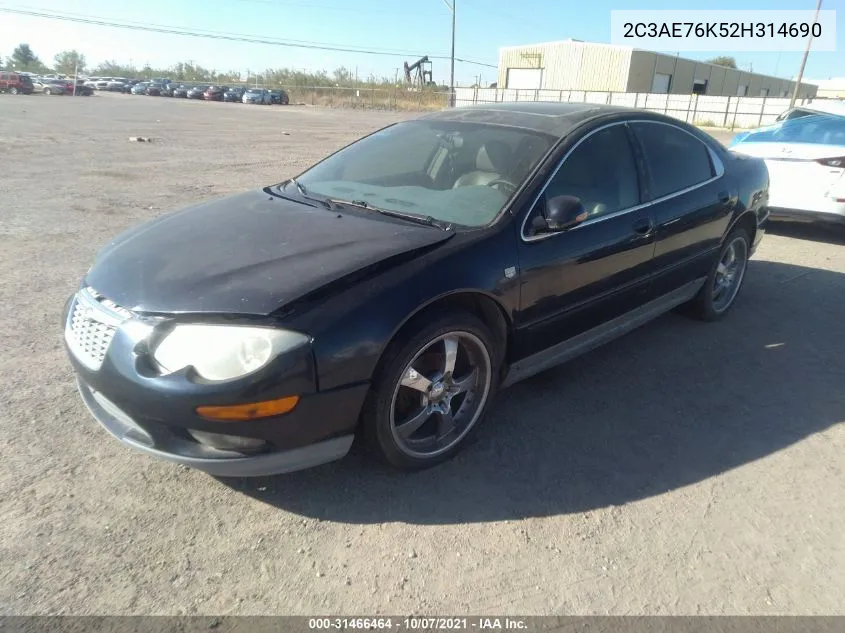 2002 Chrysler 300M Special VIN: 2C3AE76K52H314690 Lot: 31466464