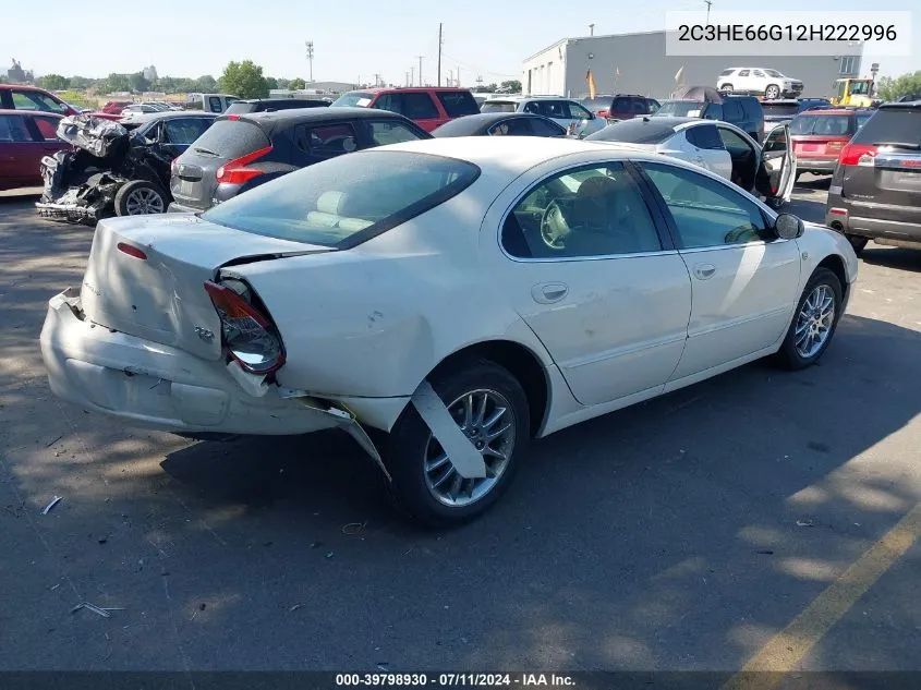 2002 Chrysler 300M VIN: 2C3HE66G12H222996 Lot: 39798930