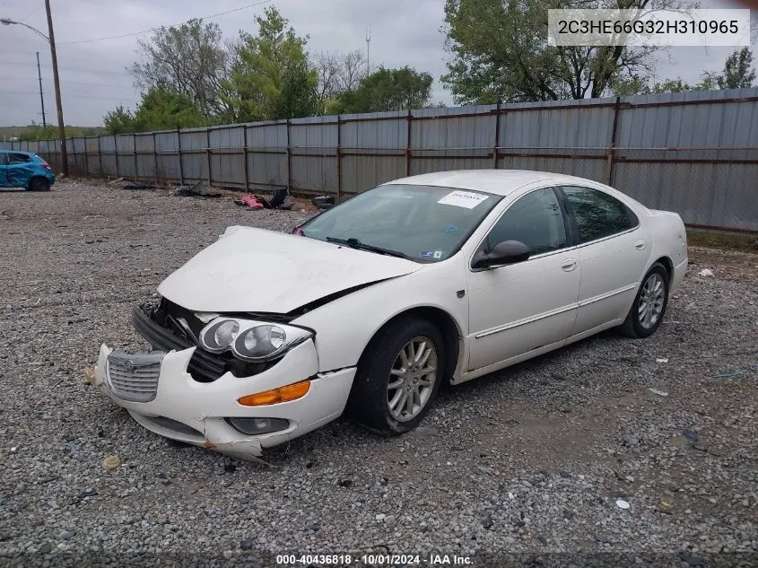 2002 Chrysler 300M VIN: 2C3HE66G32H310965 Lot: 40436818