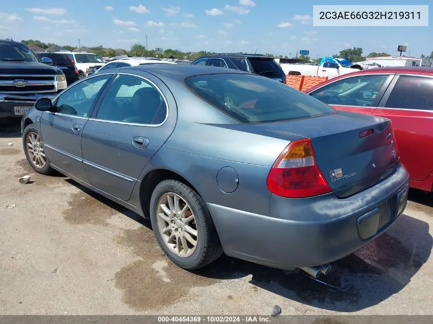 2002 Chrysler 300M VIN: 2C3AE66G32H219311 Lot: 40454369