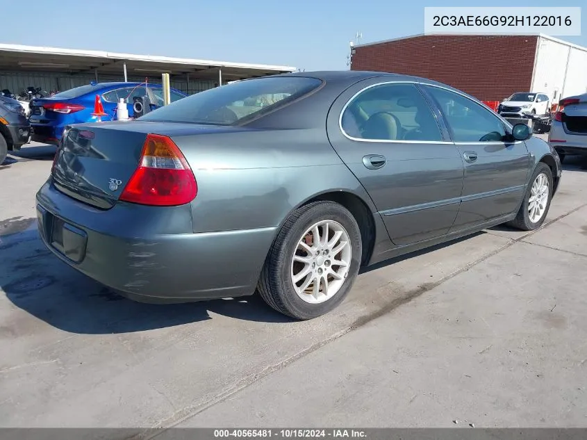 2002 Chrysler 300M VIN: 2C3AE66G92H122016 Lot: 40565481