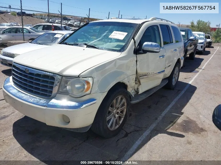 2007 Chrysler Aspen Limited VIN: 1A8HW58267F567754 Lot: 40916965