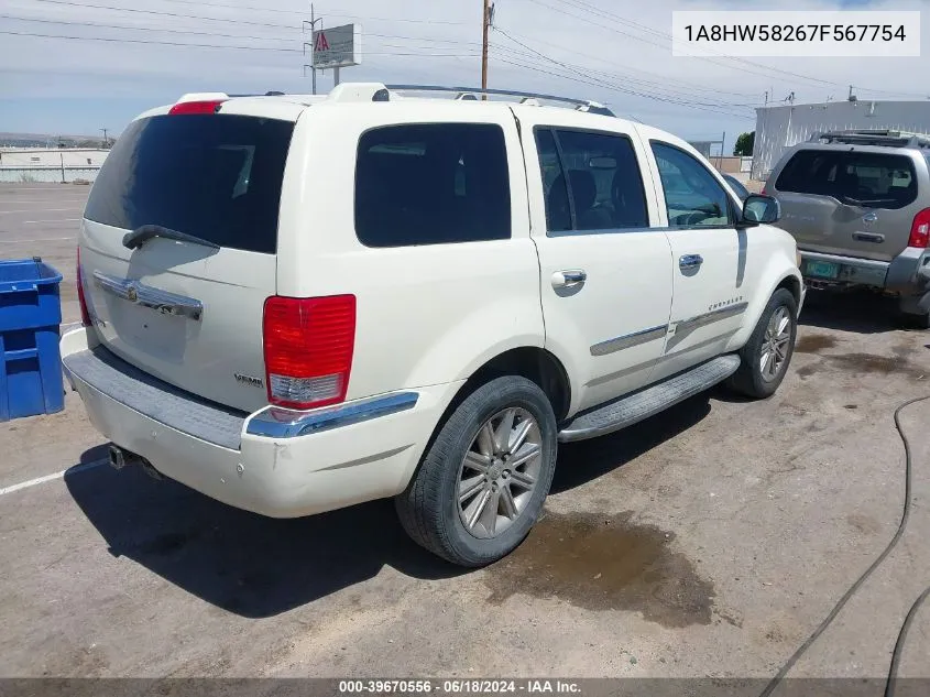 2007 Chrysler Aspen Limited VIN: 1A8HW58267F567754 Lot: 40916965