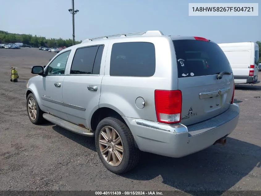 1A8HW58267F504721 2007 Chrysler Aspen Limited