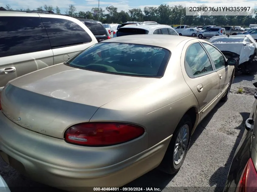 2000 Chrysler Concorde Lxi VIN: 2C3HD36J1YH335997 Lot: 40464801