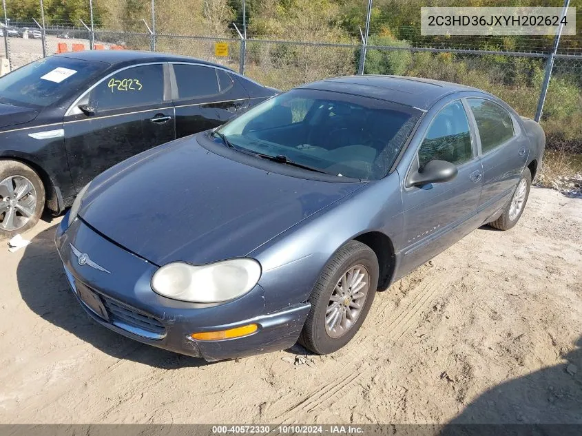 2000 Chrysler Concorde Lxi VIN: 2C3HD36JXYH202624 Lot: 40572330