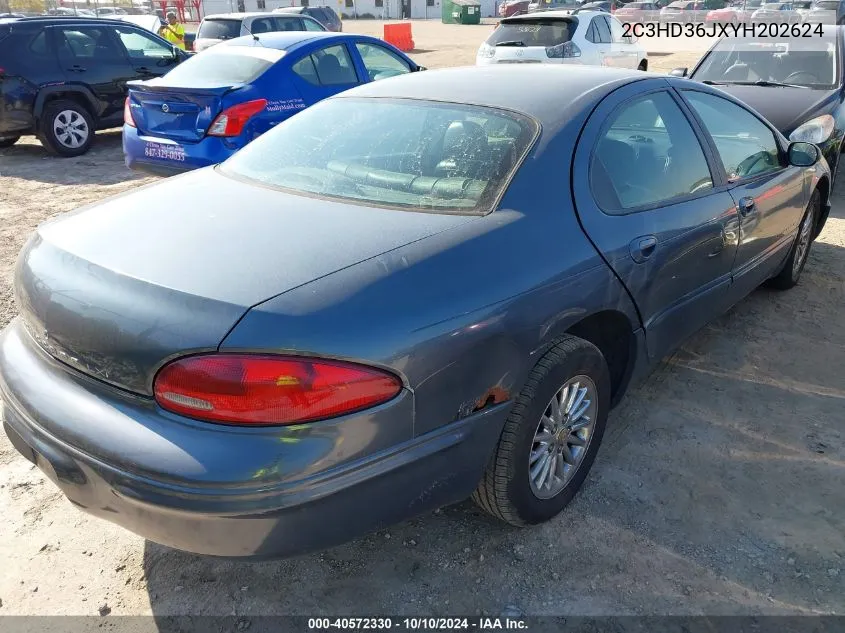 2000 Chrysler Concorde Lxi VIN: 2C3HD36JXYH202624 Lot: 40572330