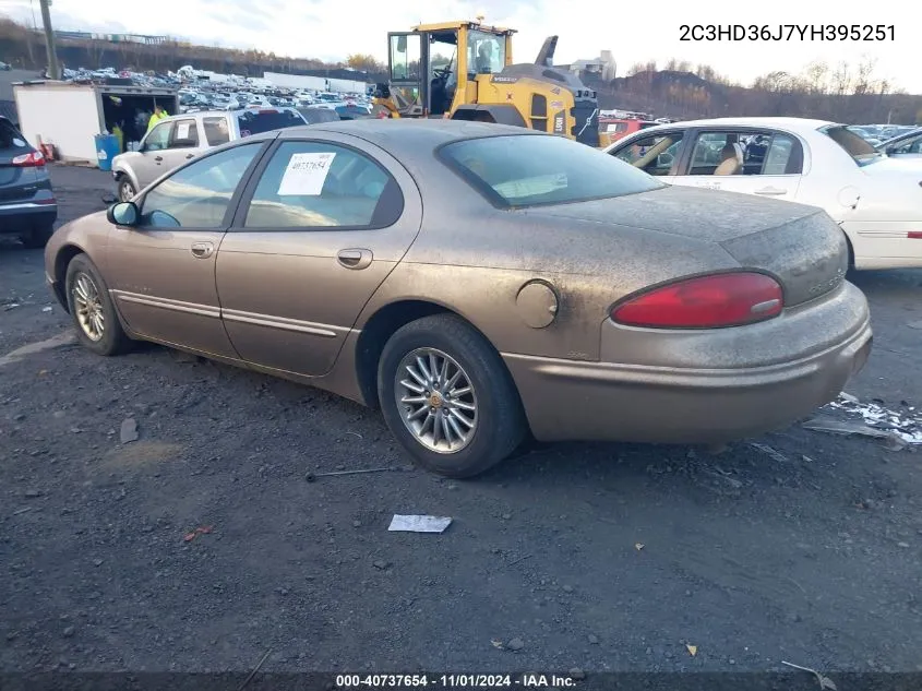 2000 Chrysler Concorde Lxi VIN: 2C3HD36J7YH395251 Lot: 40737654