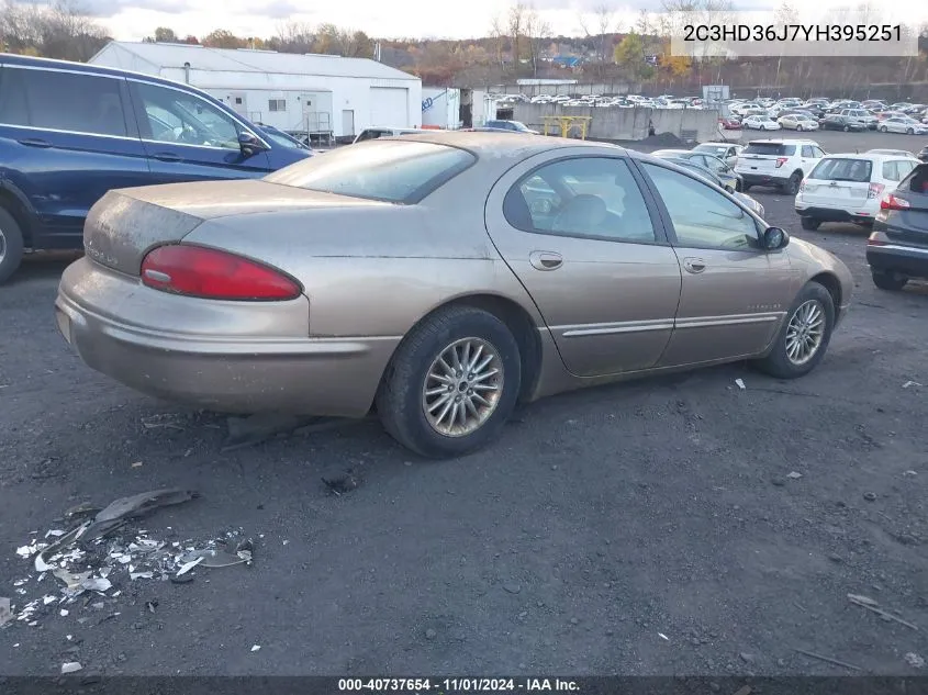 2000 Chrysler Concorde Lxi VIN: 2C3HD36J7YH395251 Lot: 40737654