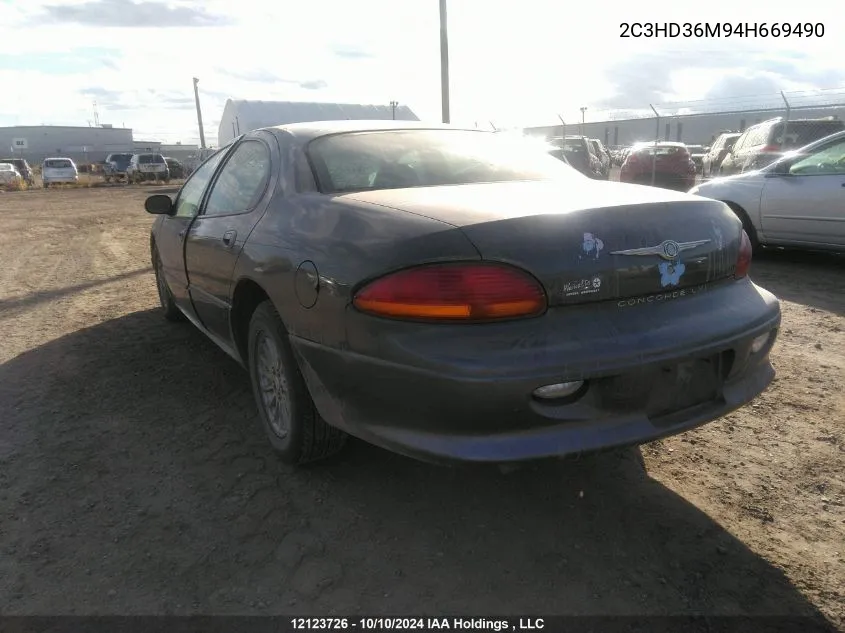 2004 Chrysler Concorde VIN: 2C3HD36M94H669490 Lot: 12123726